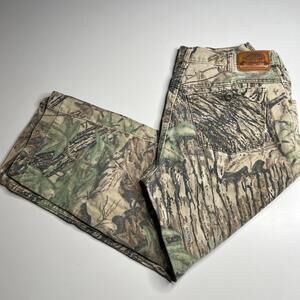 Vintage Cabela’s RealTree Camo Pants Men’s Size 36x27 Made in USA Hunting
